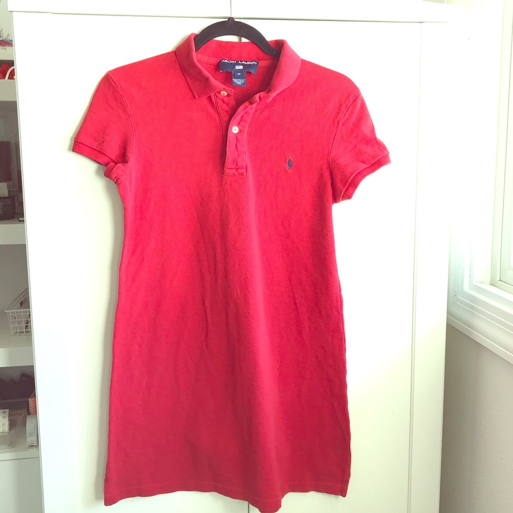 Ralph Lauren Red Polo Dress
